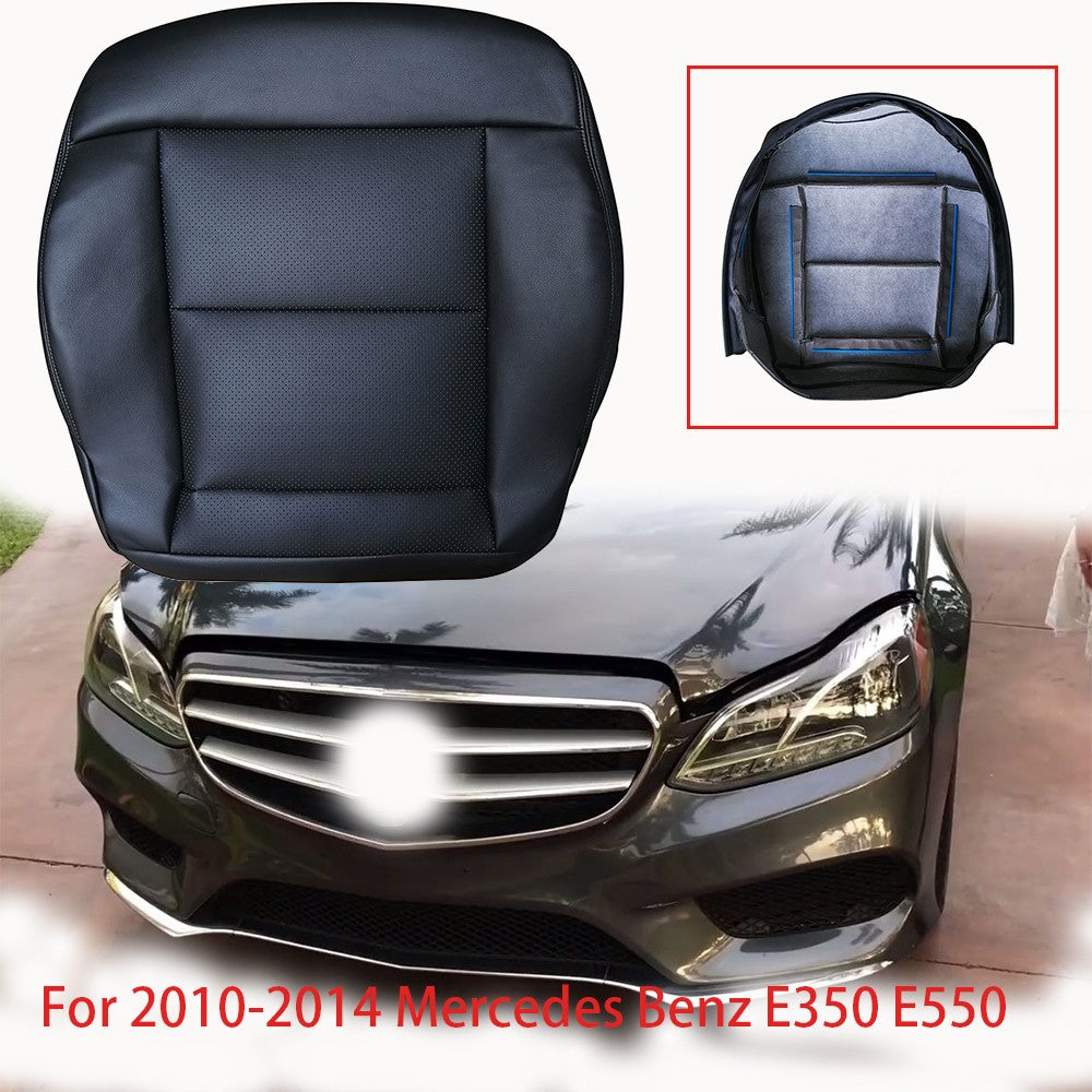 For 2010-2014 Mercedes Benz E350 E550 Sedan Black Driver Side Bottom Seat Cover