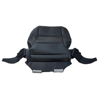 Driver & Passenger Bottom Seat Cover Black For 2014 2015 -2019 GMC Yukon Sierra