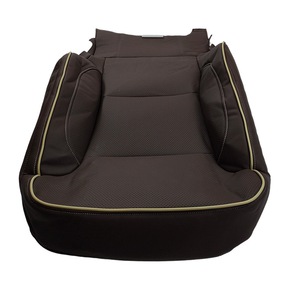 For 2015 2016-2019 Chevy Silverado High Country Driver Top Leather Seat Cover