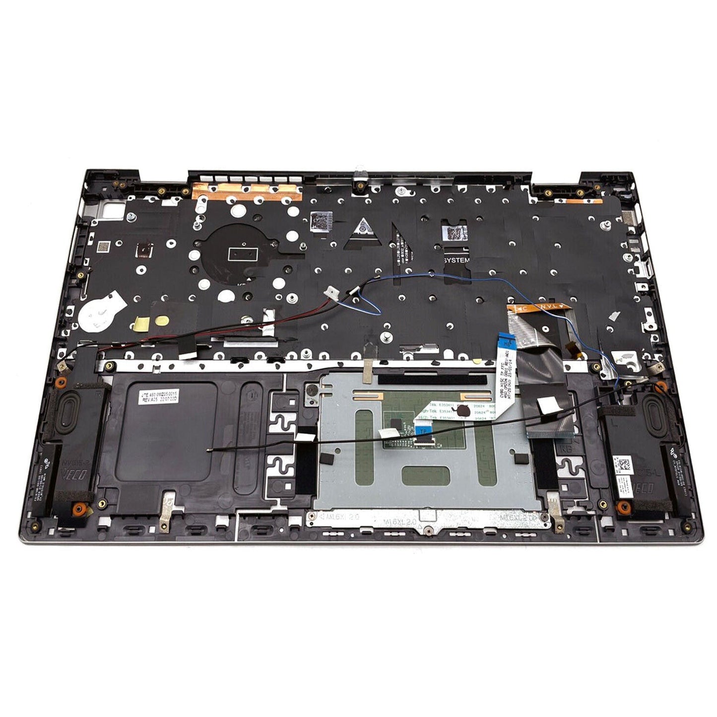 For Dell Inspiron 15Pro 5510 5515 Palmrest Backlit Keyboard Touchpad 06P0TG Gray