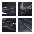 Left Right Clear Headlight Headlamp Lens Cover For BMW 7 Series E65 E66 2002-05