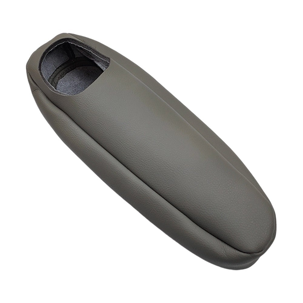 For 2003 - 2006 2007 Classic GMC Sierra Yukon Armrest Leather Cover Gray