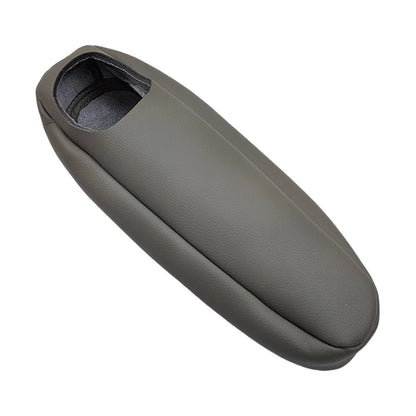 For 2003 - 2006 2007 Classic GMC Sierra Yukon Armrest Leather Cover Gray