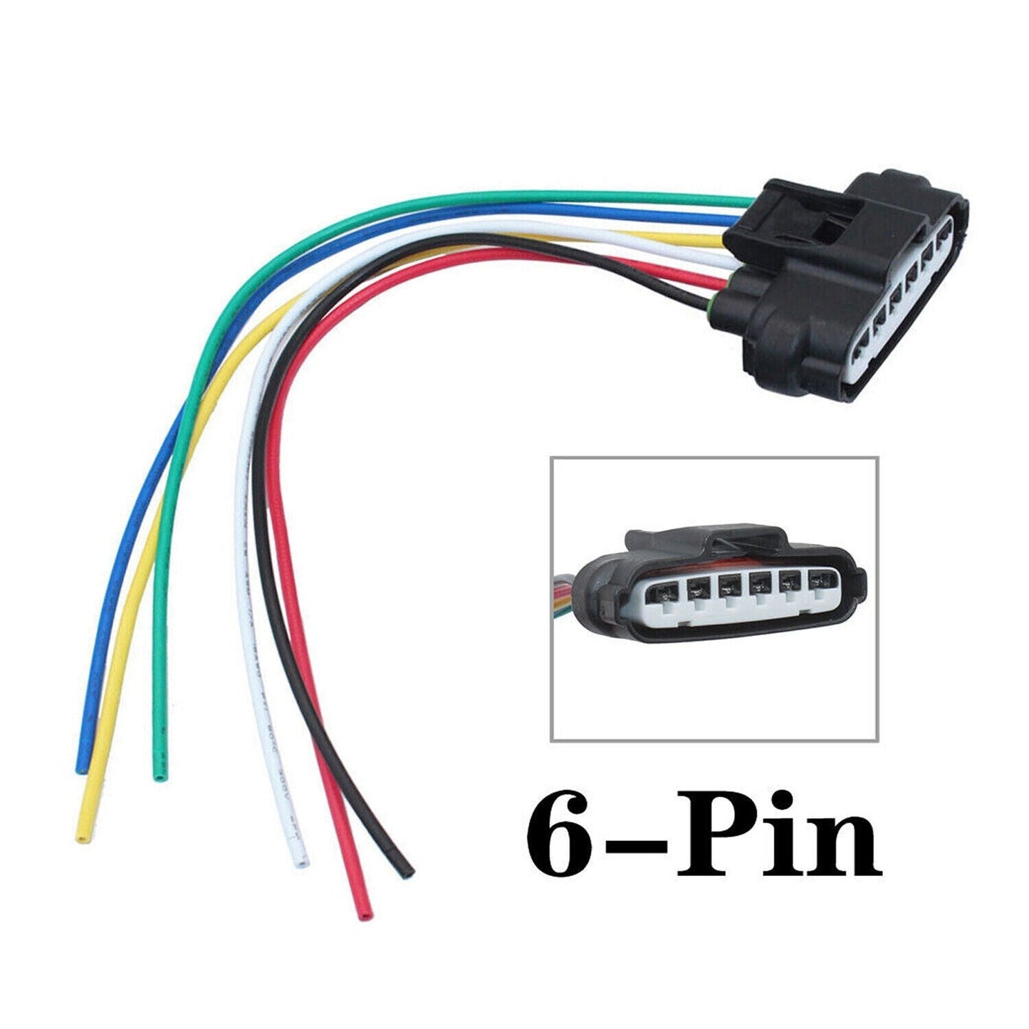 90980 11858 6 way Connector Pigtail Wire for Toyota Throttle Body Sensor TPS