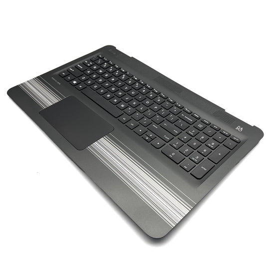 For HP Pavilion 15-AW 15-AU023CL 15-AU Palmrest Keyboard Non-Backlit 856026-001