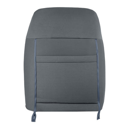 Driver Bottom & Top Cloth Seat Cover Gray Fit For 2011-2014 Ford F150 STX XL XLT