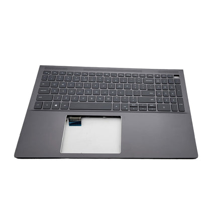 For Dell Vostro 7500 Palmrest US Keyboard Backlit 02KF2N 08DX59 Brown Upper Case