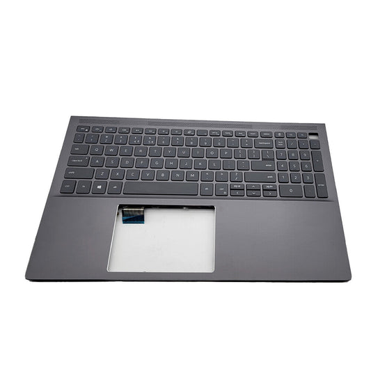 For Dell Vostro 7500 Palmrest US Keyboard Backlit 02KF2N 08DX59 Brown Upper Case