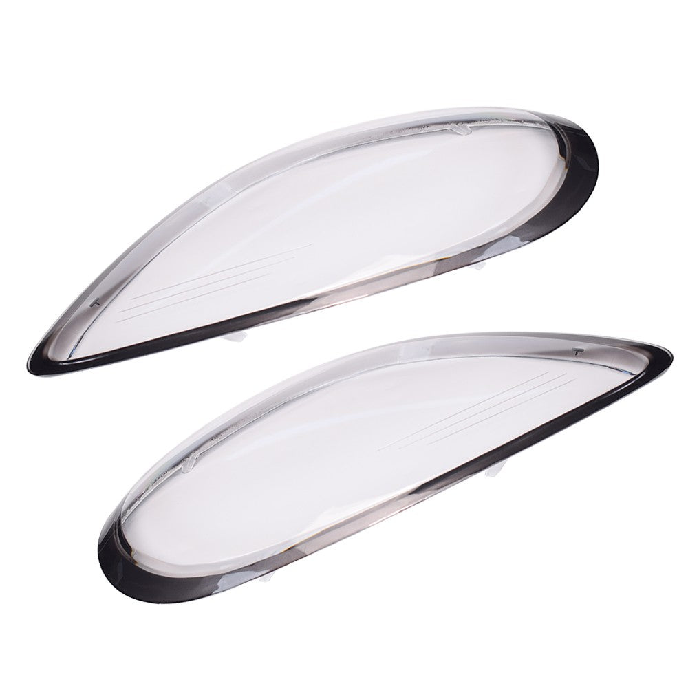 For 2014-2016 Porsche Boxster Cayman 981 Headlight Lens Cover Shell Left + Right