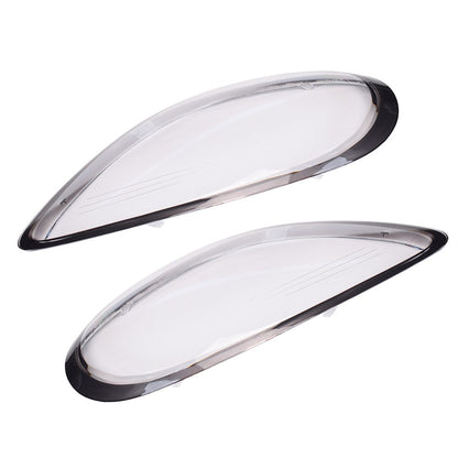 For 2014-2016 Porsche Boxster Cayman 981 Headlight Lens Cover Shell Left + Right
