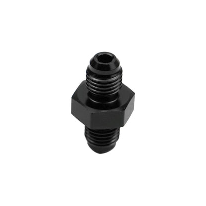 4 to 4 Male Flare Union Coupler Fuel Hose Fitting Coupling Aluminum Black 2x