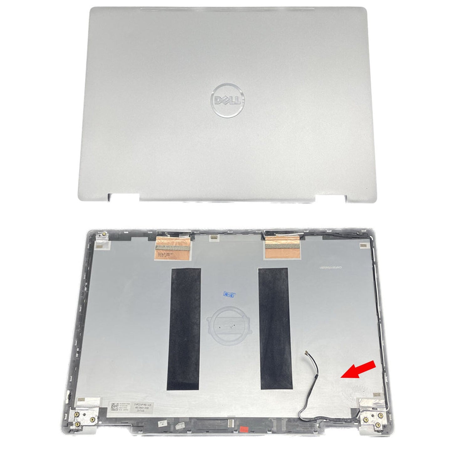 0GCPWV Silver Back Cover Top Rear Lid for Dell Inspiron 15MF 7000 7569 7579
