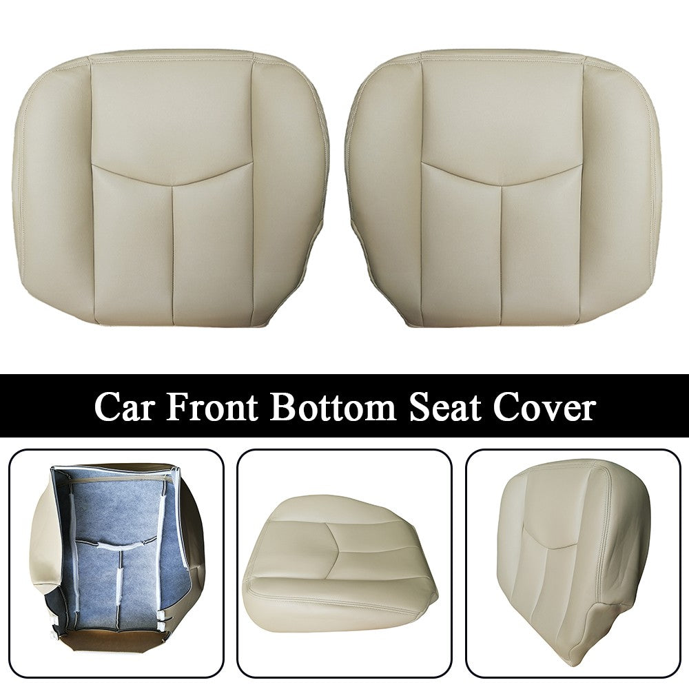 Driver & passenger Bottom Leather Seat Covers For 2003-2006 GMC Yukon Yukon XL
