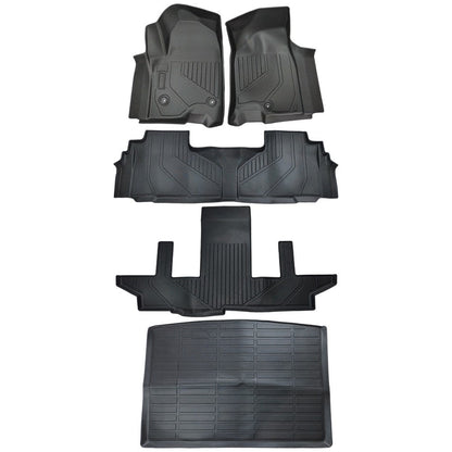 Floor Mats For 2021-2025 Chevrolet Suburban & 2021-2025 GMC Yukon XL All-Weather