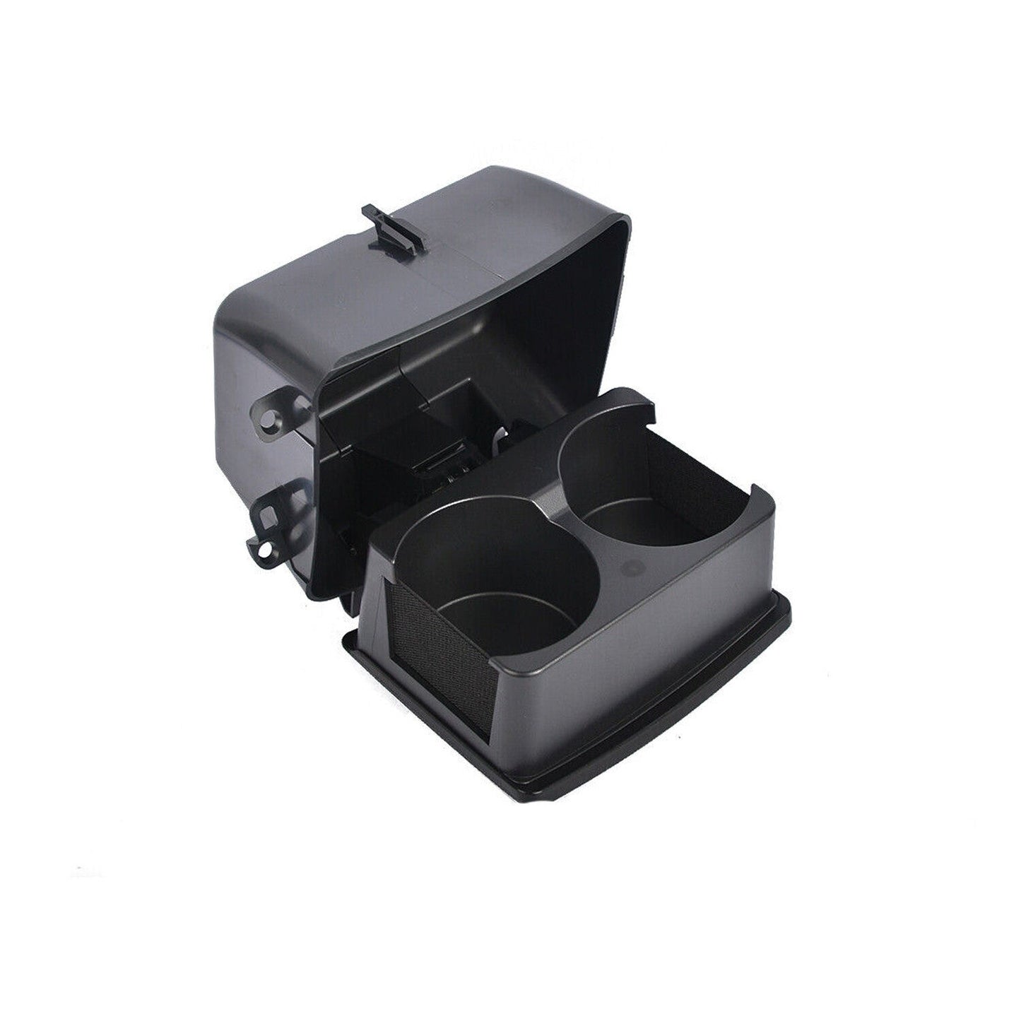 Front Center Console Cup Holder Rear Seats Black for Ford Explorer 2016 2018