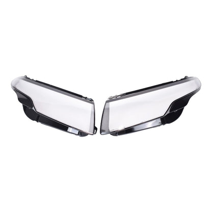 Pair Fits For 2012-2019 Land Rover Range Rover Evoque Headlight Lens Cover New