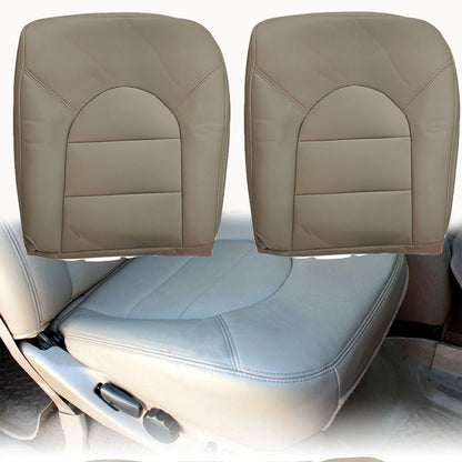 Driver & Passenger Side Bottom Seat Covers For 1999 2000 Ford F250 F350 Lariat