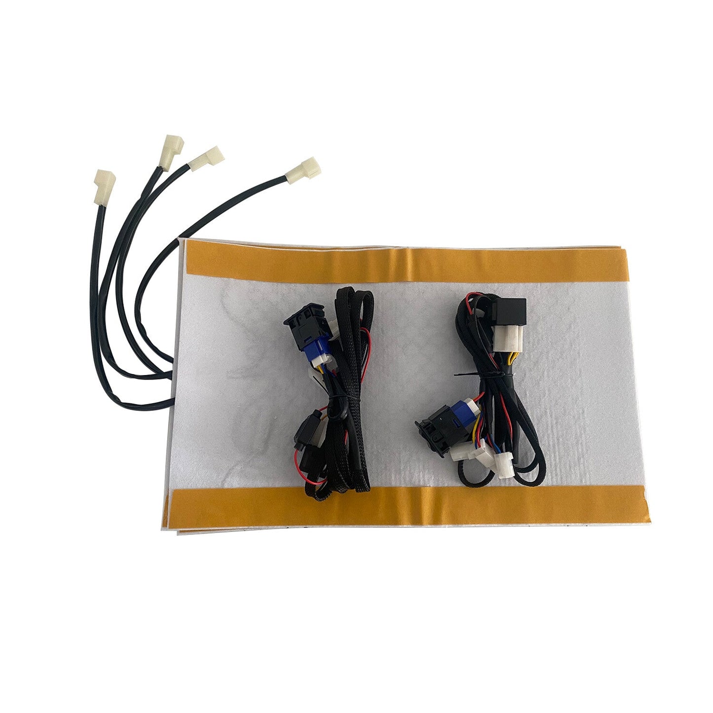 For Trucks Carbon Fiber Heated Seat Heater Pad Kit Car Switch 12V Universal
