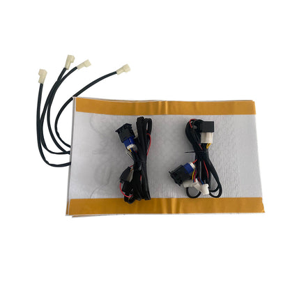 For Trucks Carbon Fiber Heated Seat Heater Pad Kit Car Switch 12V Universal