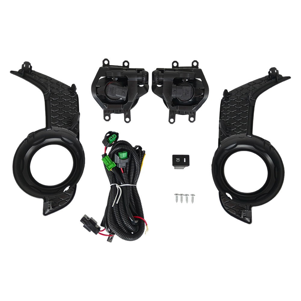 For 2014-2021 Toyota 4Runner TRD/SR5 Fog Lights+Lamps Bezel+Wire Switch Kits