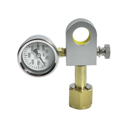 CO2Filling Adapter with Pressure Gauge the Carbonator Soda Replenishment Adapter