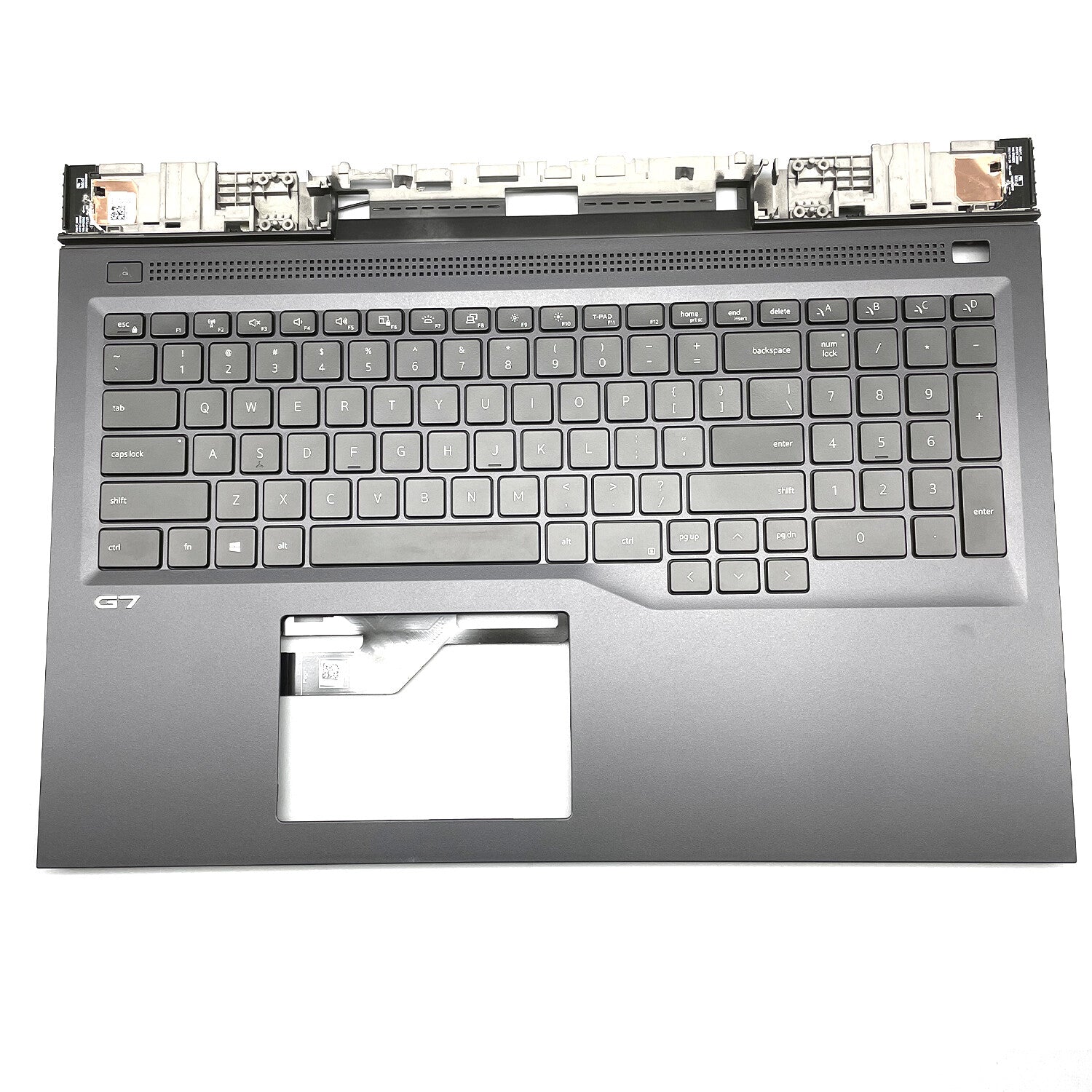 For Dell 17 G7 7700 0RC7PR RC7PR US Palmrest Upper Case w/Backlit Keyboard Black
