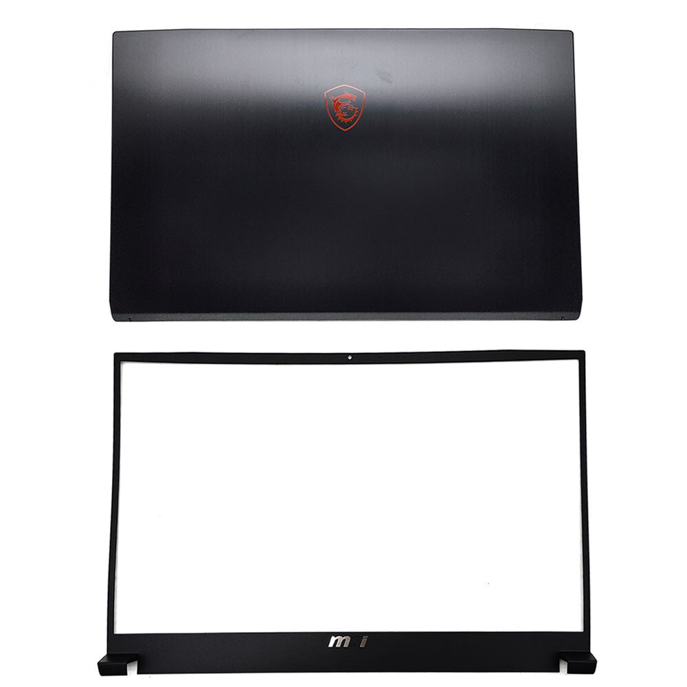 New Top LCD Back Cover+Front Bezel Black For MSI GF75 MS-17F1 MS-17F5 3077F1A211