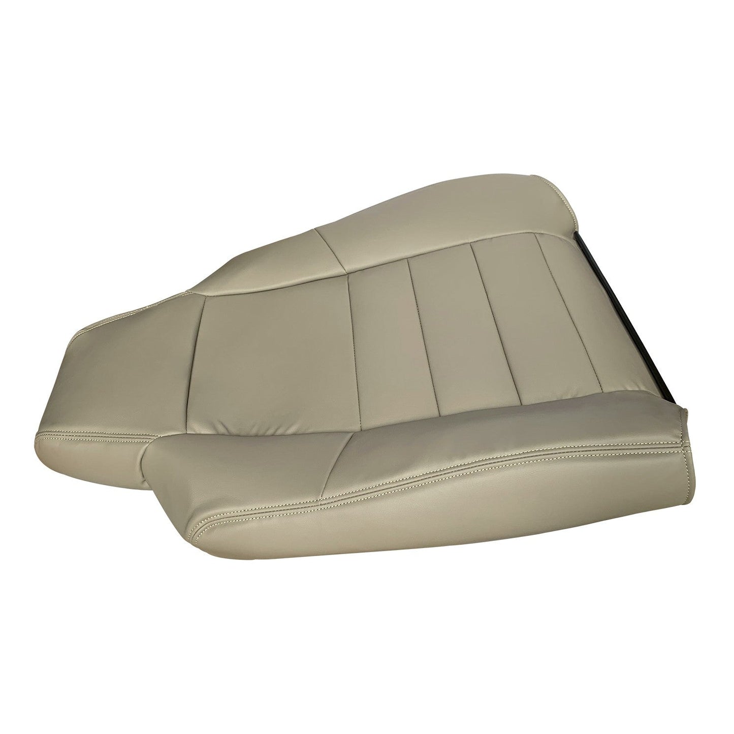 Driver Top Lean Back Leather Replacement Seat Cover For 2002-07 Ford F250 F350