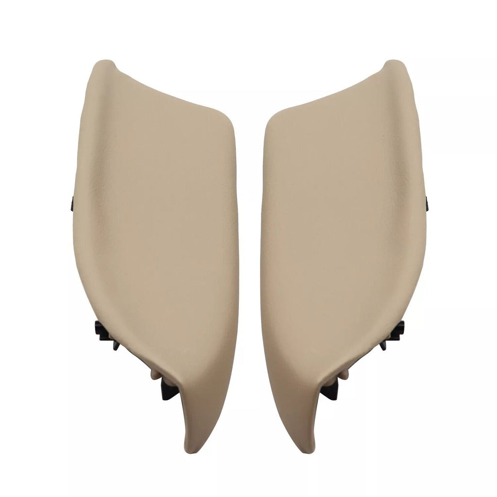 Pair Fit For Honda Accord 2008-12 Door Panels Armrest Cover Leather Beige LH +RH