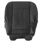 Town & Country Driver Bottom Seat Cover Black White Seam For 2011-2016 Chrysler