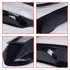 2PCS Left & Right For 2009-2012 Audi A4 Headlamp Cover Headlight Lens Cover