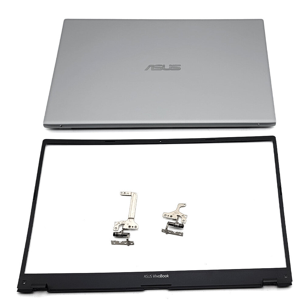 LCD Back Cover Front Bezel Hinges Silver for ASUS VivoBook X512 X512U