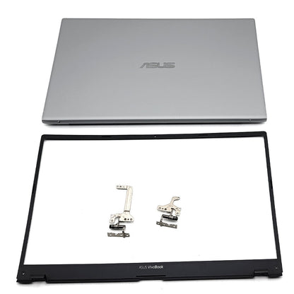 LCD Back Cover Front Bezel Hinges Silver for ASUS VivoBook X512 X512U