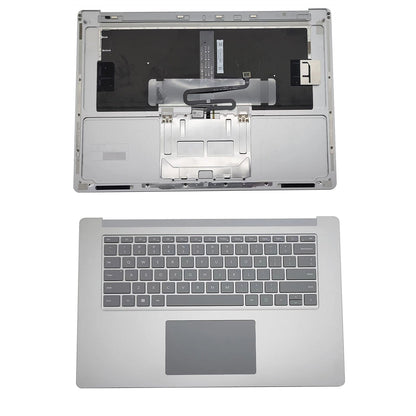 New Silver Palmrest Keyboard Touchpad For Microsoft Surface Laptop 3 15" 1873 US