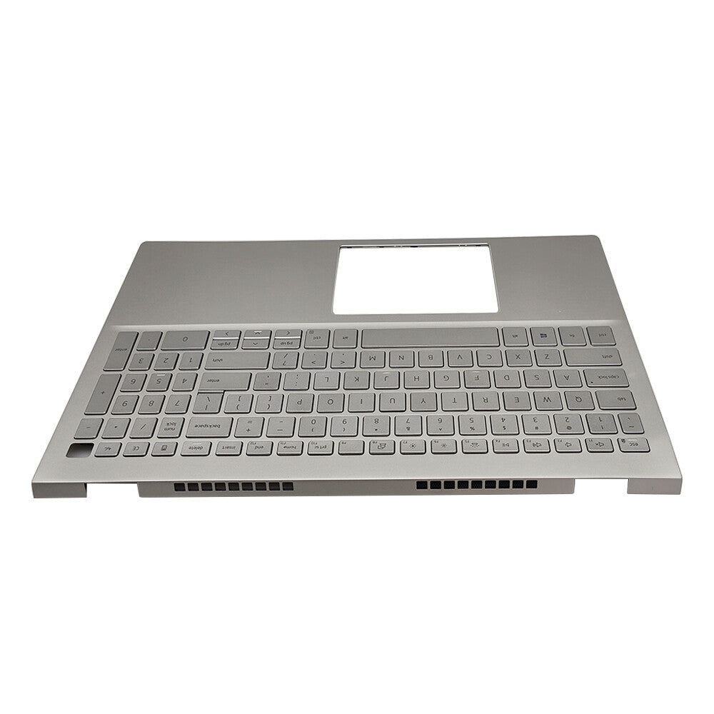 New For Dell Inspiron 15 5501 5505 Palmrest Non-Backlit Keyboard 06XCC3 Silver