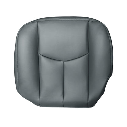 Driver Bottom Seat Cover Dark Gray For 2003-2007 Chevy Silverado 1500 2500 HD