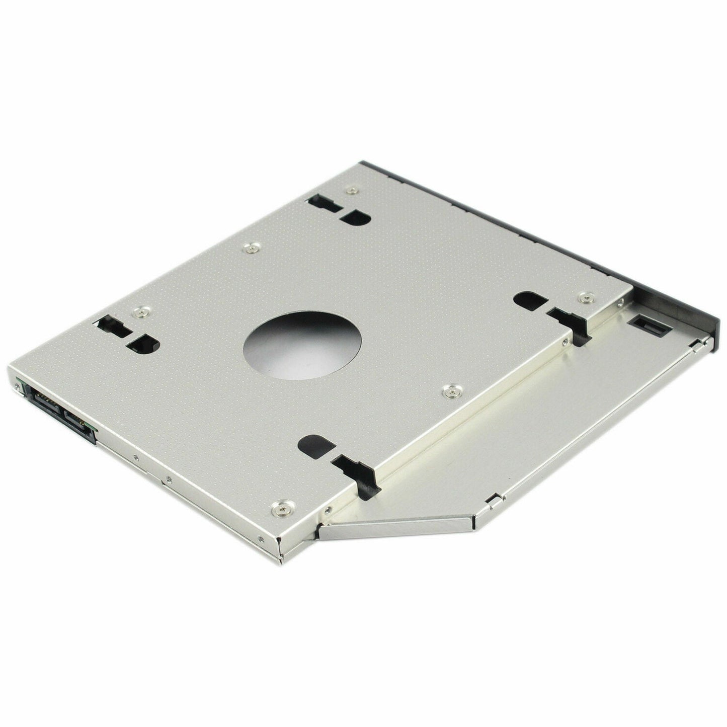 12.7mm Universal for SATA 2nd HDD SSD Hard Drive Caddy CD/DVD-ROM Optical Bay US