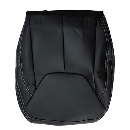 2011-2017 For Jeep Wrangler Rubicon Passenger Bottom Leather Seat Cover Black