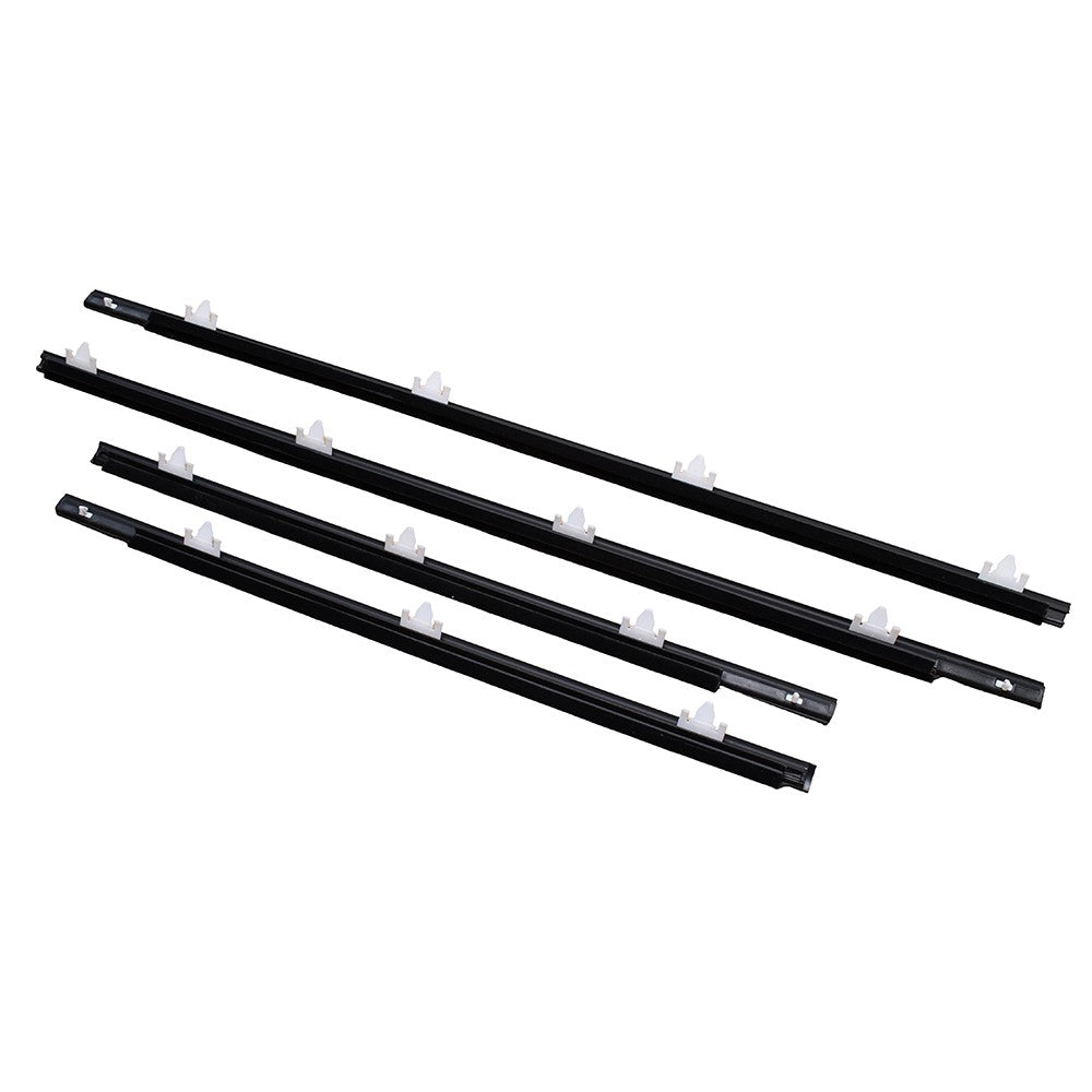 Front Rear Door Belt Glass Weatherstrip Seal for Nissan Sunny B13 Sentra