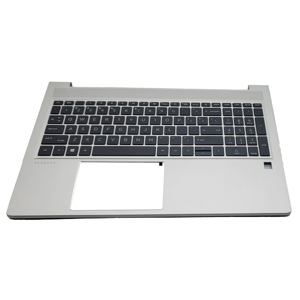 New Palmrest For HP ProBook 650 655 G8 Backlit Keyboard M49545-001 Silver 15.6in