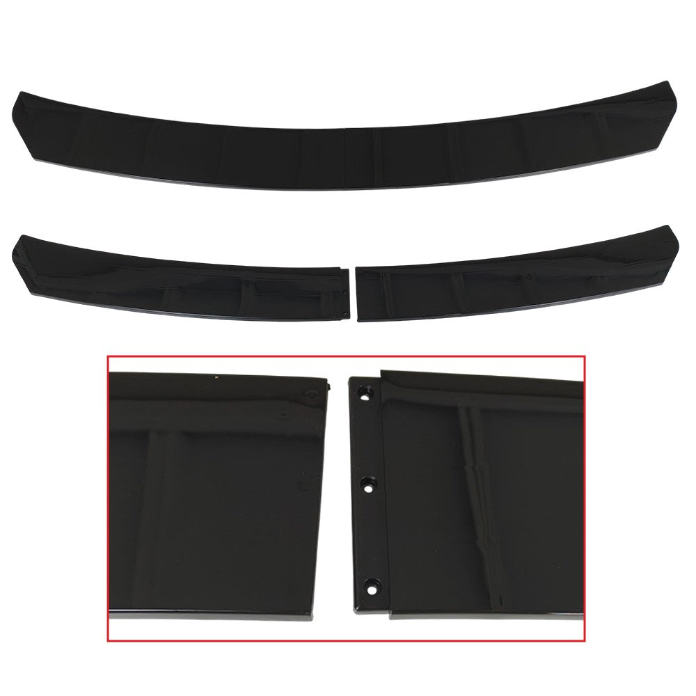 For Dodge Charger 2007-2014 Glossy Black Front Bumper Lip Spoiler Body Kit Side