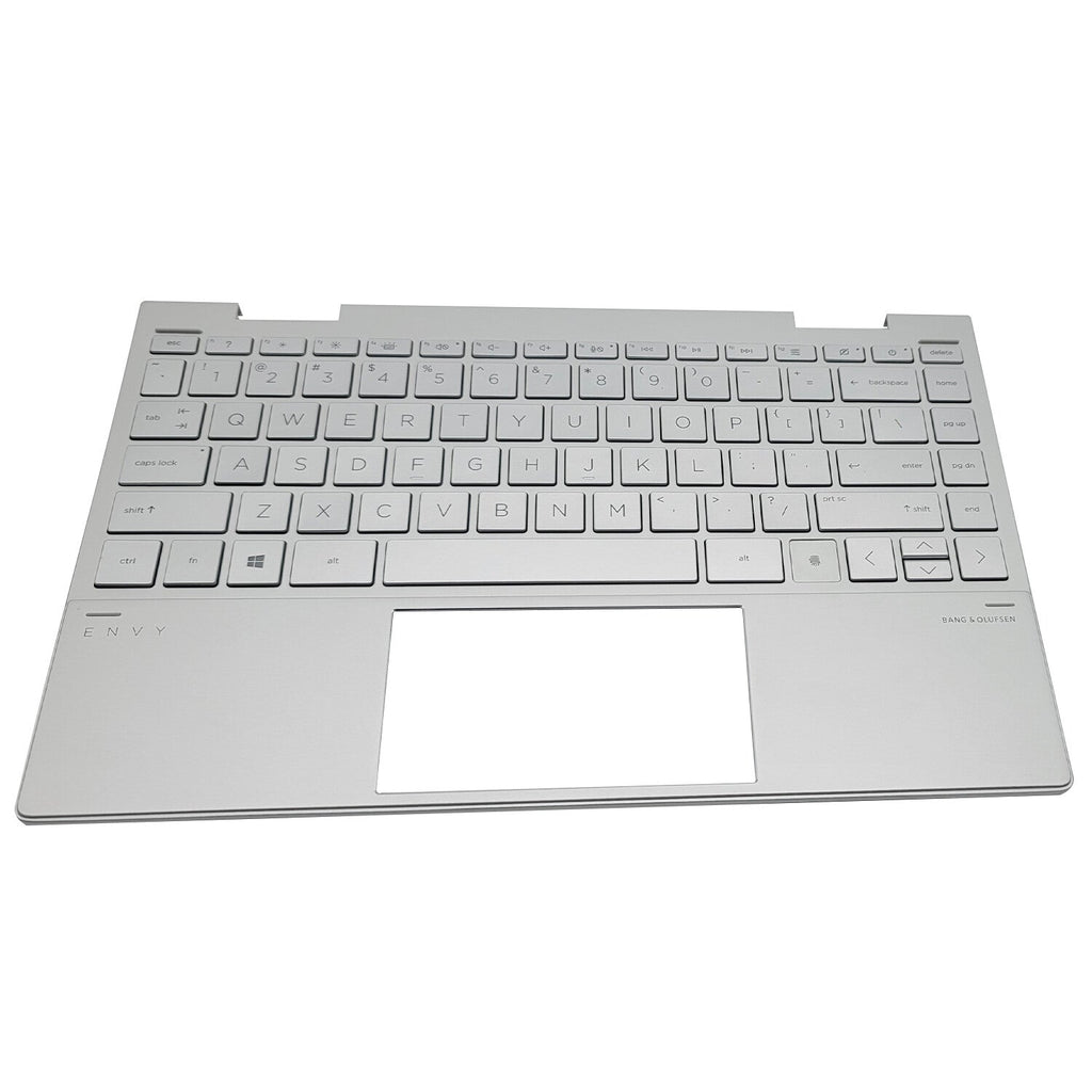 For HP Envy X360 13-BD 13M-BD 13-AY Palmrest Backlit Keyboard Silver M82698-001