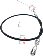 36" Stainless Steel Black Throttle Cable for LS1 Chevy 4.8 5.3 5.7 6.0 Engine LS