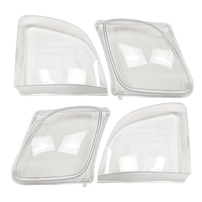 For Lexus LX470 1998-2007 1 Pair Front Headlight Clear Lens Housing + Seal Glue