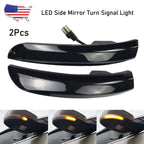 Sequential Led Side Mirror Turn Signal Light for Ford Kuga Escape Focus
