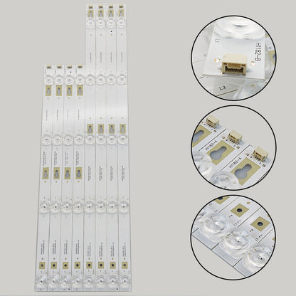 LED Backlight Strip For TCL 49S305 49S405 49S403 49D2900 TOT_49_D2900 U49P6066