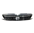 Mesh Hex Honeycomb Upper Grille Grill Chrome Trim for 2015-2018 for VW MK6 Jetta