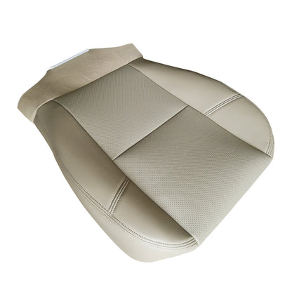 Front Bottom Leather Seat Cover Tan For 2007 2008 - 2014 Cadillac Escalade