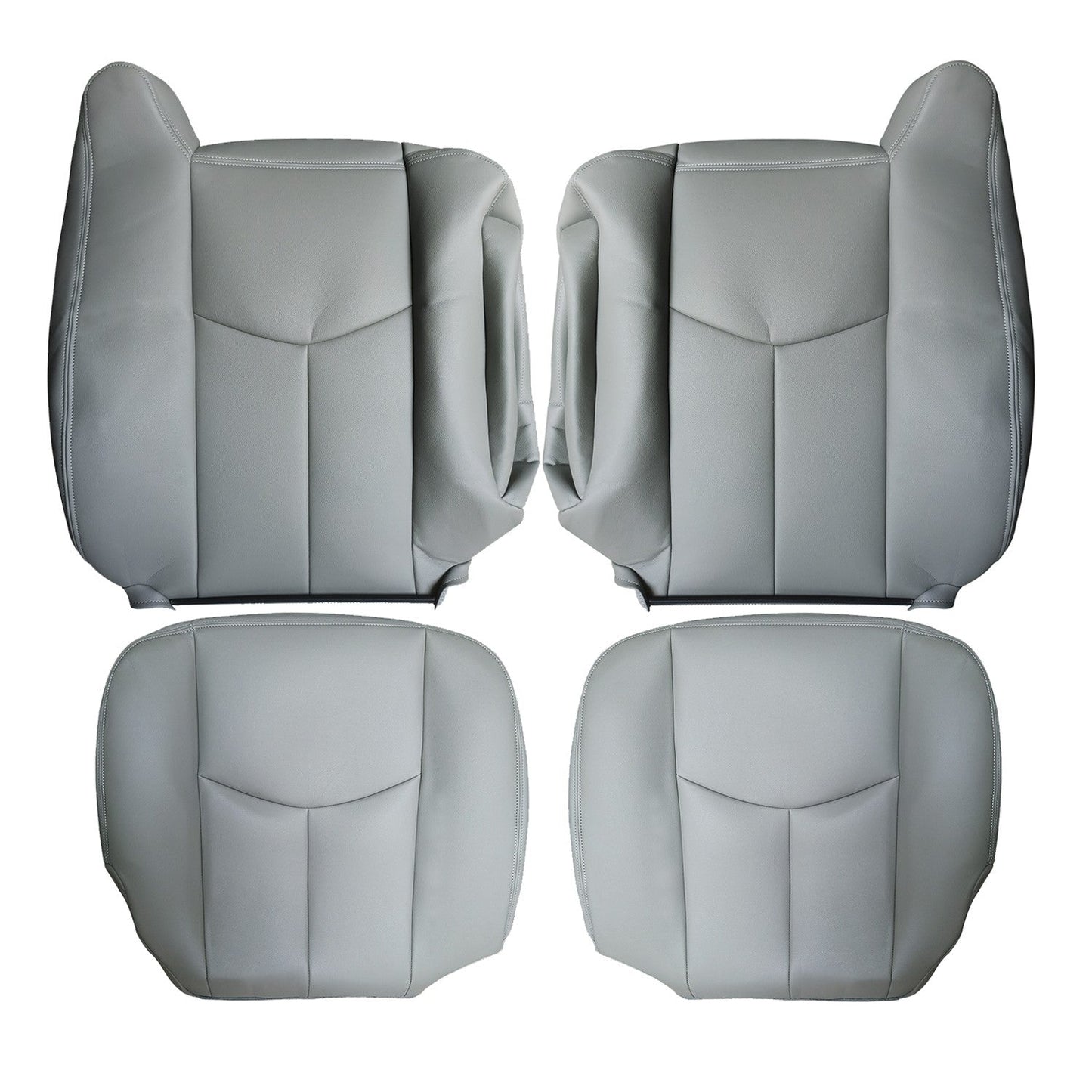 For 2003 2004 -2006 Chevy Tahoe Suburban Driver & Passenger Leather Seat Cover