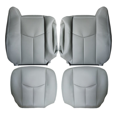 For 2003 2004 -2006 Chevy Tahoe Suburban Driver & Passenger Leather Seat Cover
